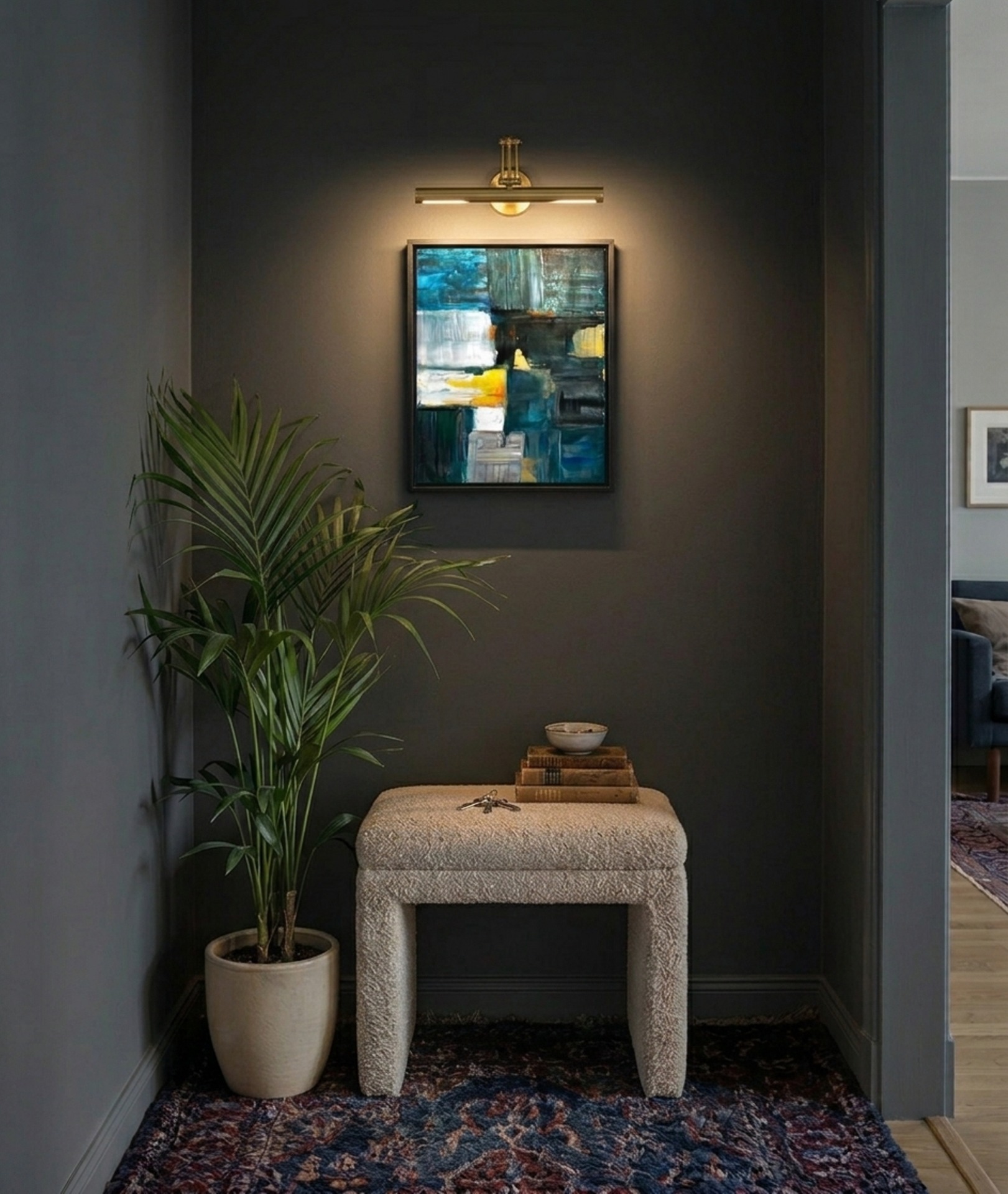 Purchase new modern abstract original art. Echoes of Light - by Marina Englund Art, Gothenburg